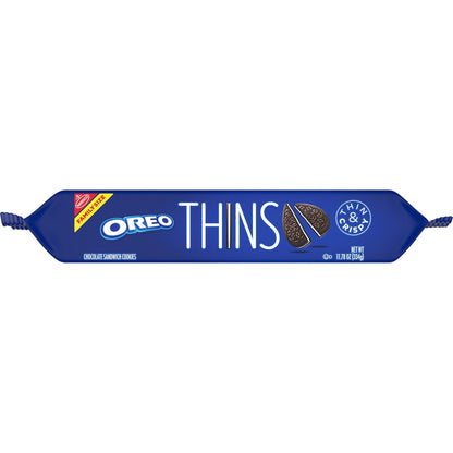 OREO Thins Pack of 2 Cookies – Shareable Snack Gift Basket Staple for Valentine's Day and Holiday Hosting