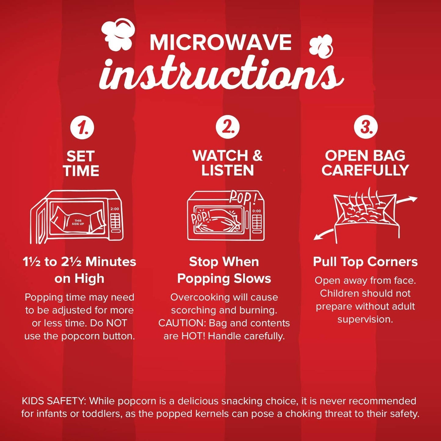 Orville Redenbacher's Kettle Corn Popcorn – Light, Non-Greasy Snack for Apartment Pantry