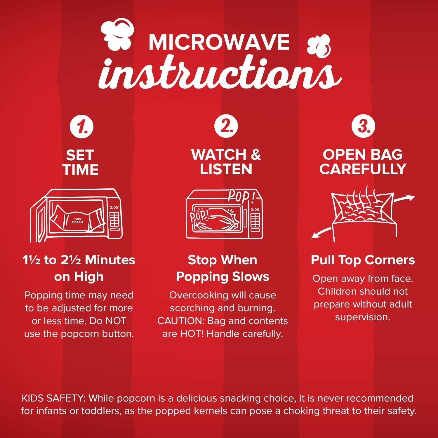 Orville Redenbacher's Kettle Corn Popcorn – Light, Non-Greasy Snack for Apartment Pantry