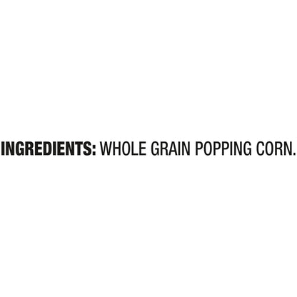 Orville Redenbacher's Natural White Popcorn Kernels 30 oz – Hot Air Popped Snack for After School Family Time