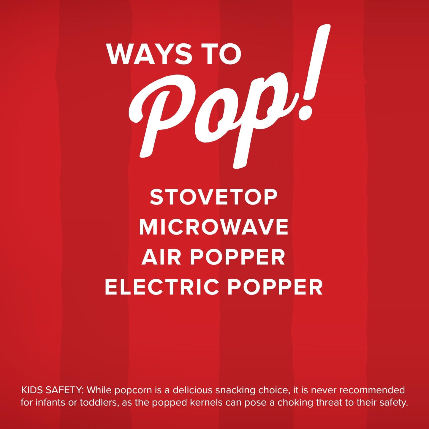 Orville Redenbacher's Natural White Popcorn Kernels 30 oz – Hot Air Popped Snack for After School Family Time