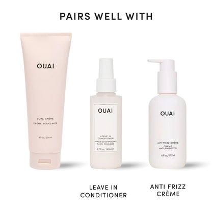 OUAI Curl Cream - Hydrating Curl Defining Cream for Frizz-Free Coils, Self-Care Haircare for the Wellness Routine