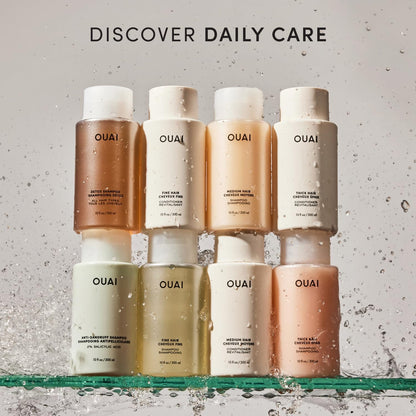 OUAI Fine Hair Shampoo - Travel Size Volumizing Shampoo for the Carry-On Toiletry Kit, TSA-Friendly Fine Hair Wash