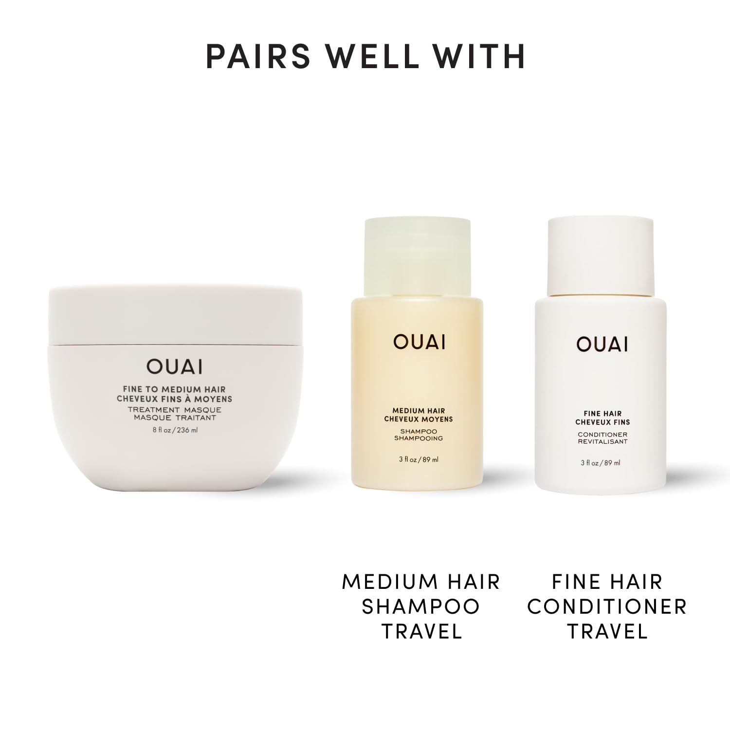 OUAI Fine Hair Treatment Mask - Melrose Place Scented Conditioning Ritual for the Fragrance-Loving Soul