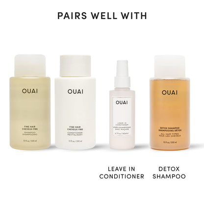 OUAI Fine Shampoo and Conditioner Set - TSA Travel Size Volumizing Duo for the Carry-On Weekend Bag