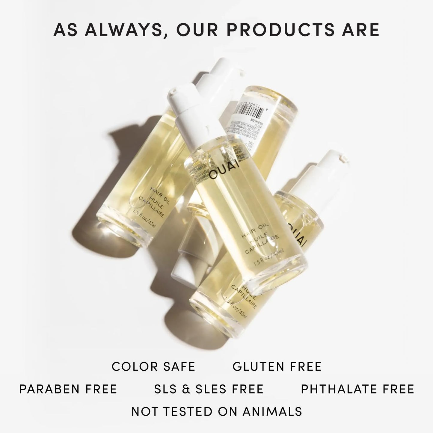 OUAI Hair Oil - Nourishing Oil Blend for a Calming At-Home Spa Evening