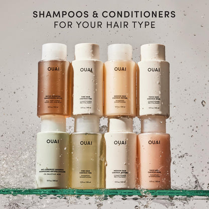 OUAI Medium Hair Shampoo - Calming Sulfate Free Cleanser for Color Treated Hair Self Care Sundays