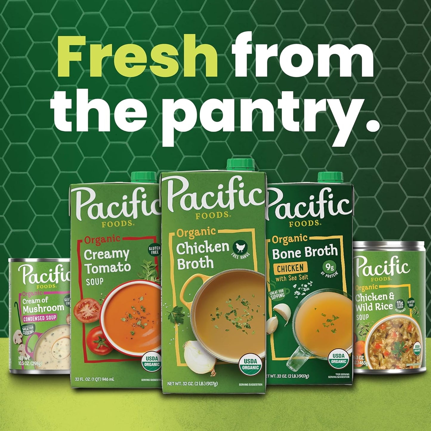 Pacific Foods Organic Tomato Basil Soup, 32 oz Carton – Time-Saving Pantry Soup for High-Output Schedules, No Chopping Required
