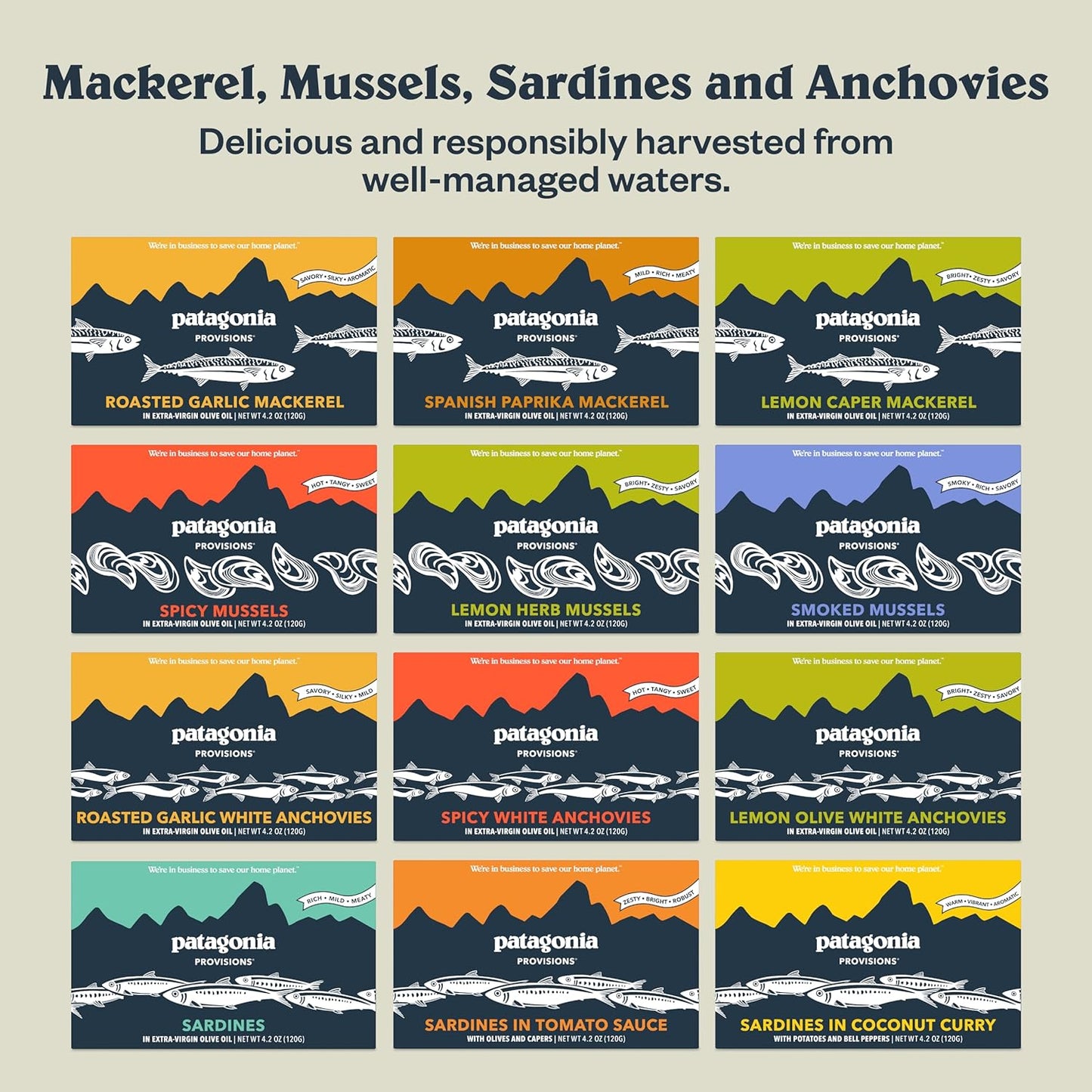 Patagonia Provisions Responsibly Sourced Mussels – 16g Protein Pantry for Wellness Lifestyle