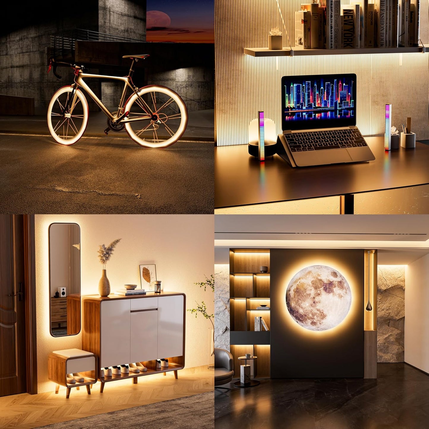 PAUTIX 5V Dimmable COB LED Light – Sleep-Safe Bedside and Nursery Accent Lighting With Memory Dimmer and Low Heat Output