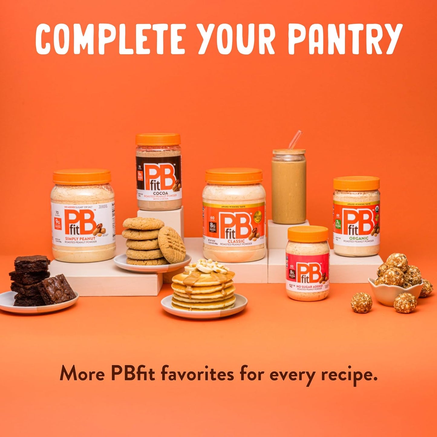 PBfit Powdered Peanut Butter – Low-Fat Breakfast Boost for Wellness-Focused Adults Tracking Macros, Gluten and Dairy Free
