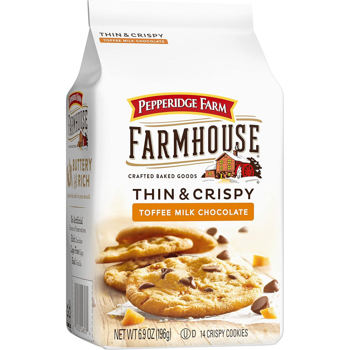 Pepperidge Farm Farmhouse Thin & Crispy Cookies – Playdate and Playroom Snack, Crispy Baked Cookie Bites