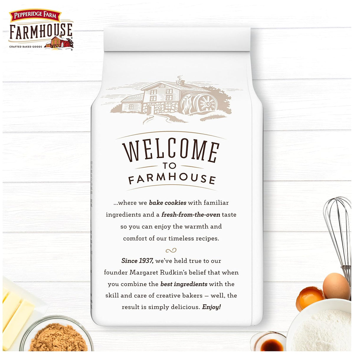Pepperidge Farm Farmhouse Thin & Crispy Cookies – Playdate and Playroom Snack, Crispy Baked Cookie Bites