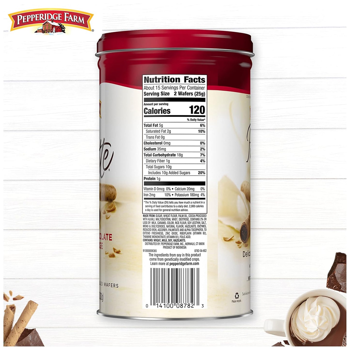 Pepperidge Farm Pirouette Crème Filled Wafers - Guilt-Light Indulgence for Self-Care Sundays and Bedside Snacking