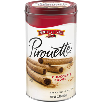 Pepperidge Farm Pirouette French Vanilla Wafers - Thoughtful Thank-You and Valentine's Day Gift in Reusable Tin