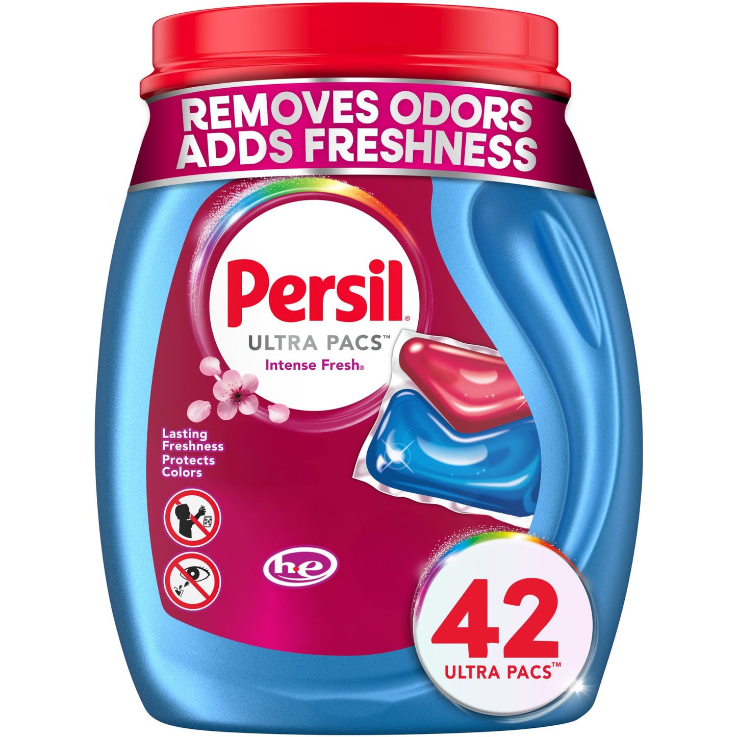 Persil Ultra Pacs Intense Fresh Laundry Detergent – Self-Care Scent Boost for Home Laundry Area, Intense Fresh Everyday Clean 100 Pacs