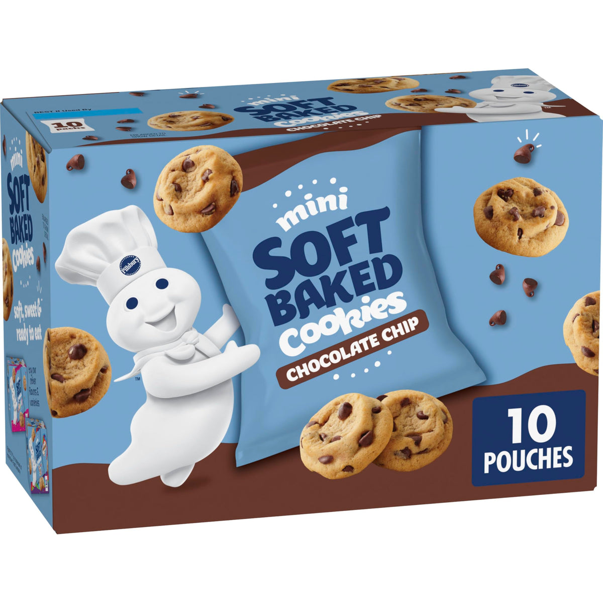 Pillsbury Mini Soft Baked Cookies – Care Package Snack Box for College Students, Military Care Packages & Holiday Gift Baskets