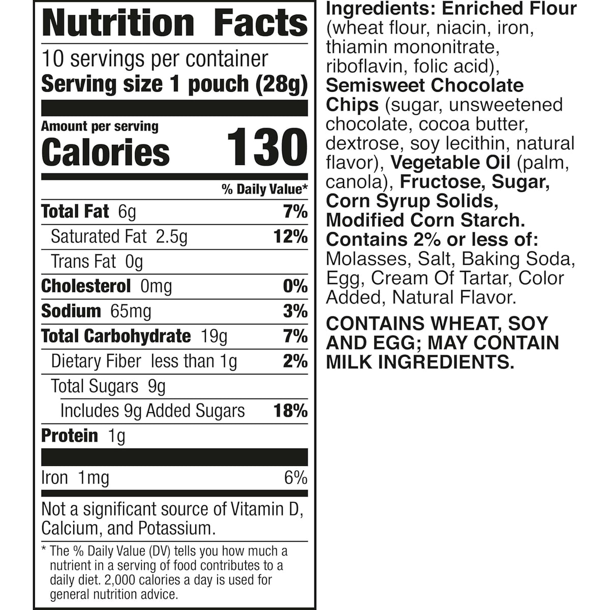 Pillsbury Mini Soft Baked Cookies – Pre-Portioned Snack Pouches for Kids' School Lunch Boxes, Chocolate Chip & Funfetti Variety Pack
