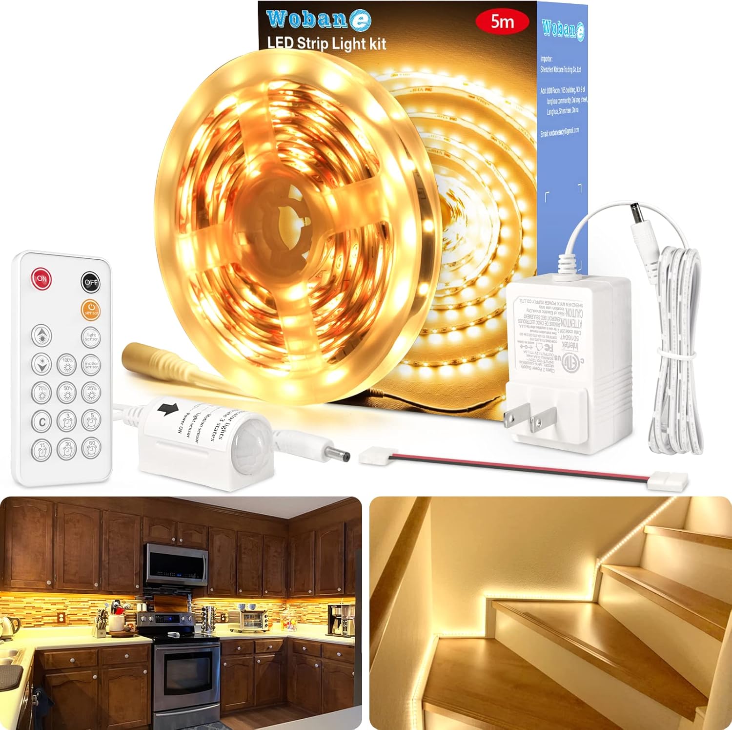 pir motion sensor with 10ft detection range and selectable day or night-only triggering