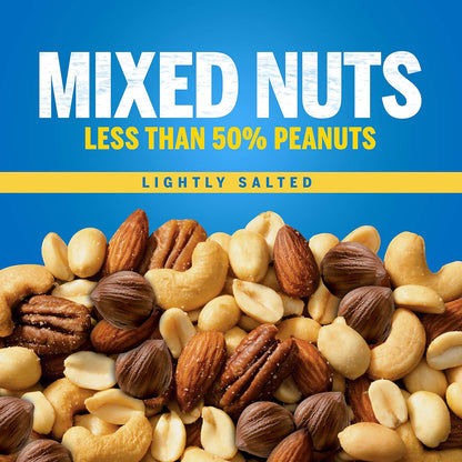 PLANTERS Five-Nut Blend Canister – Durable Trail Snack for Backpacking and Campsite Mornings