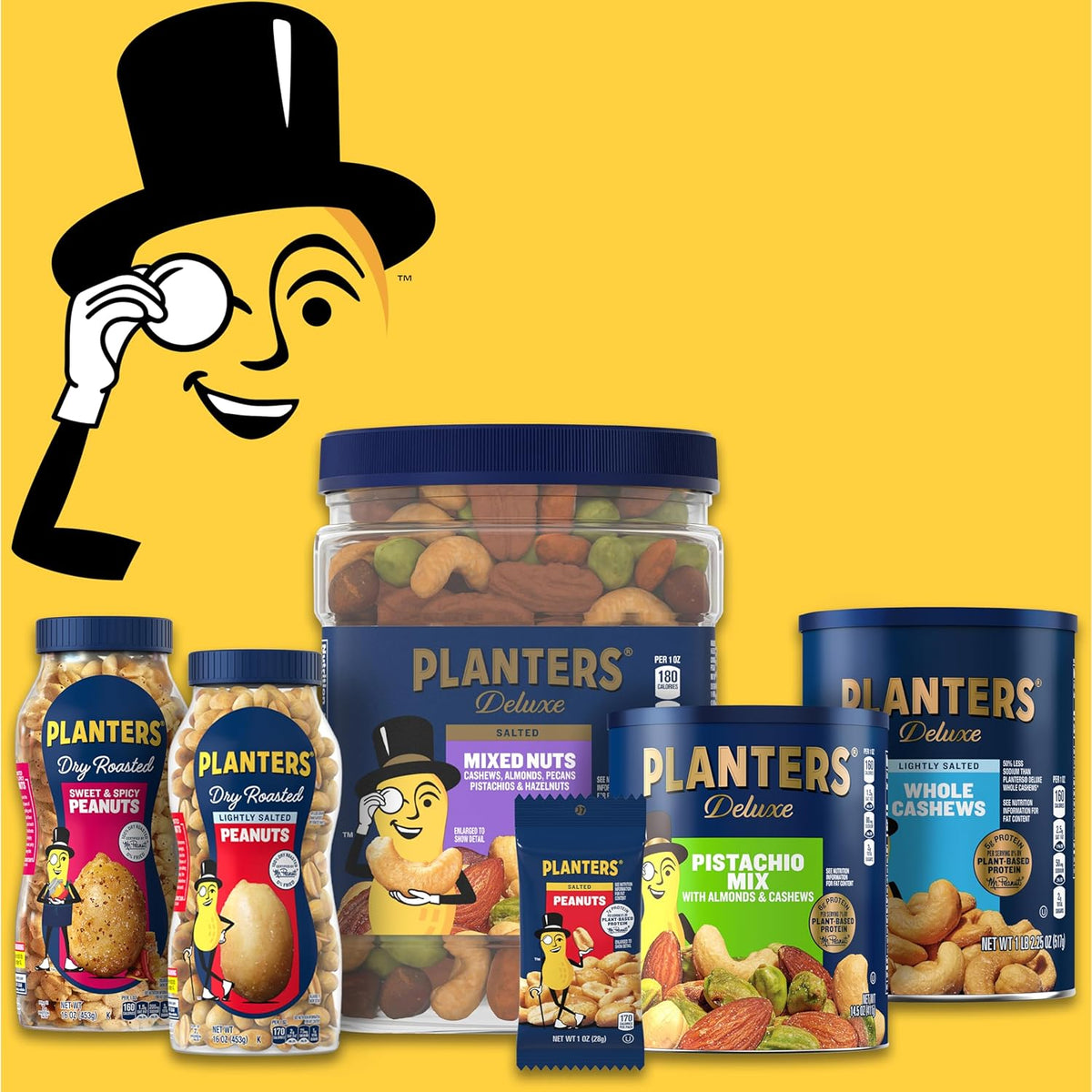 PLANTERS Lightly Salted Cashews 50% Less Sodium – Break Room Snack Bowl for Office Teams and Hybrid Workers