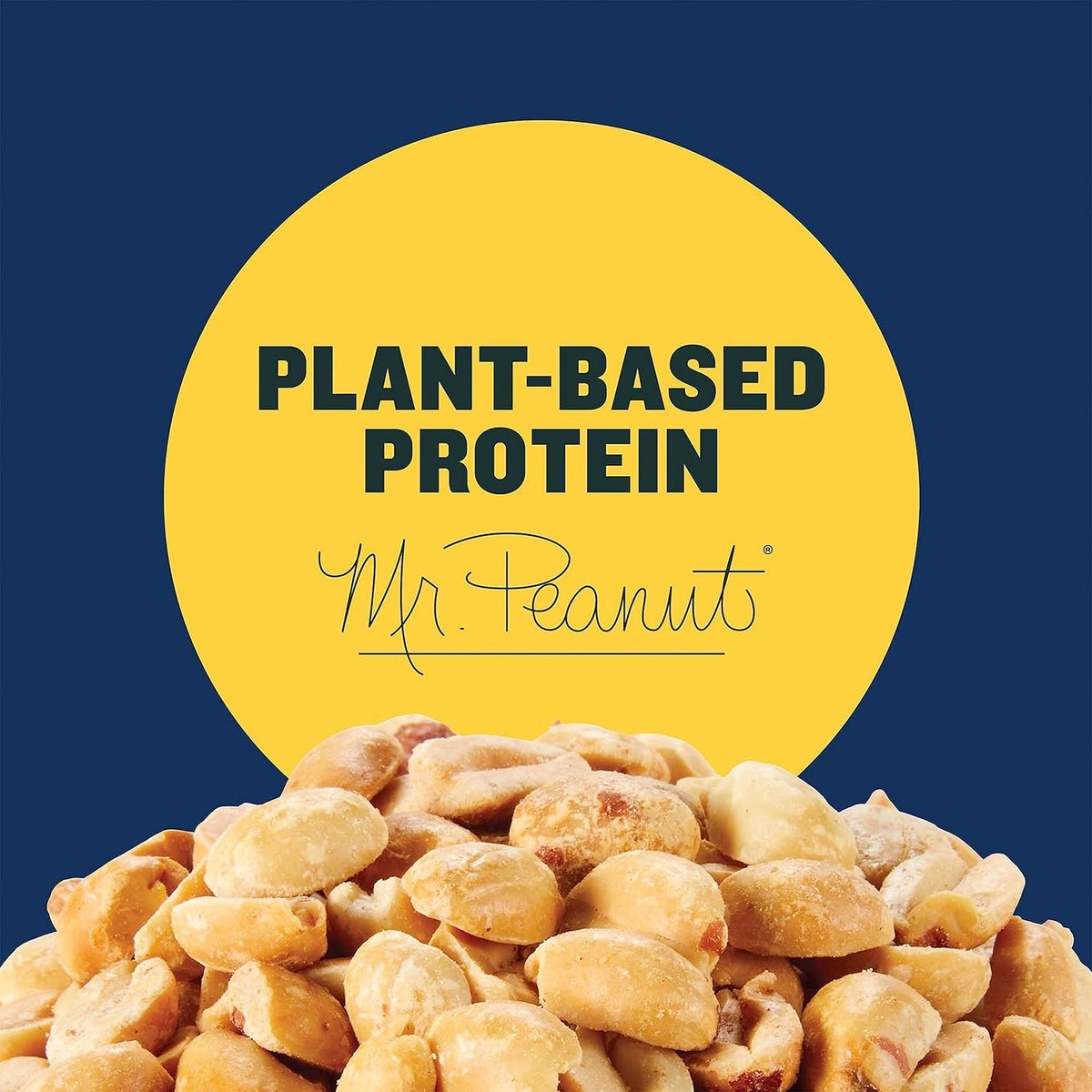 Planters Salted Peanuts Bulk Tin – Simple Sea Salt Peanut Canister for Intentional Kitchens and Less-Is-More Homes