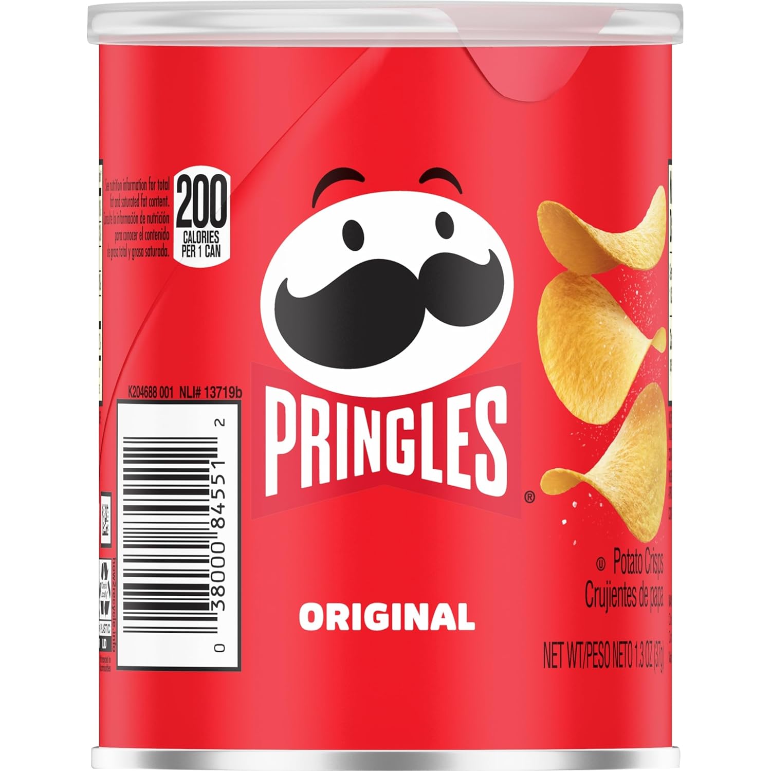 Pringles Original Potato Crisps Chips – Care Package Snack Gift for Teens and College Students, 12 Pack 1.3oz Cans