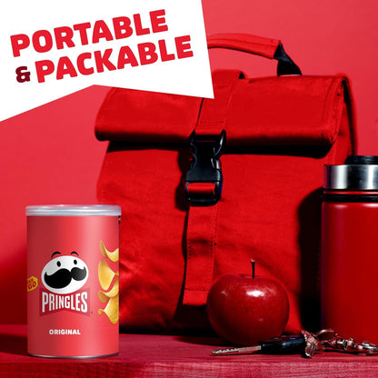 Pringles Stackable Snack Cans – Clutter-Free Pantry Snacks with 6 Simple Flavors