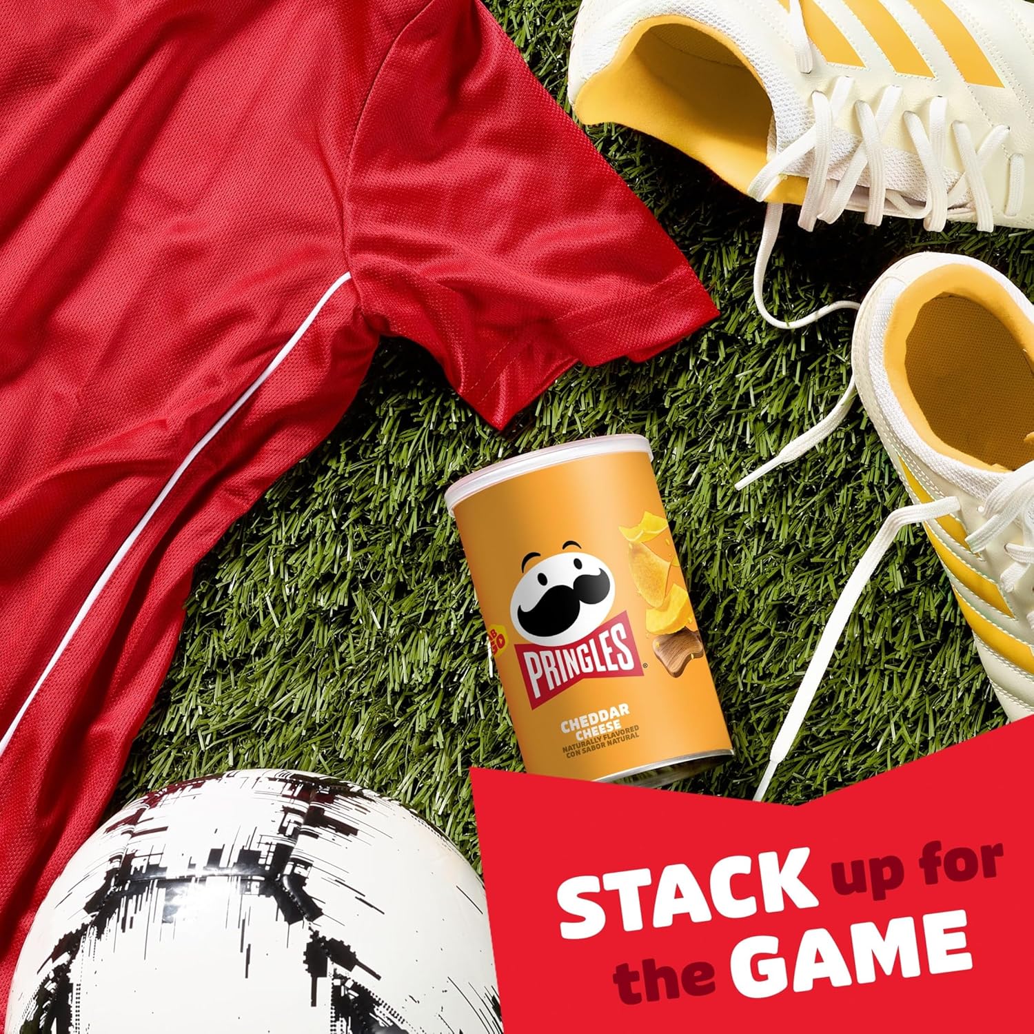 Pringles Stackable Snack Cans – Clutter-Free Pantry Snacks with 6 Simple Flavors