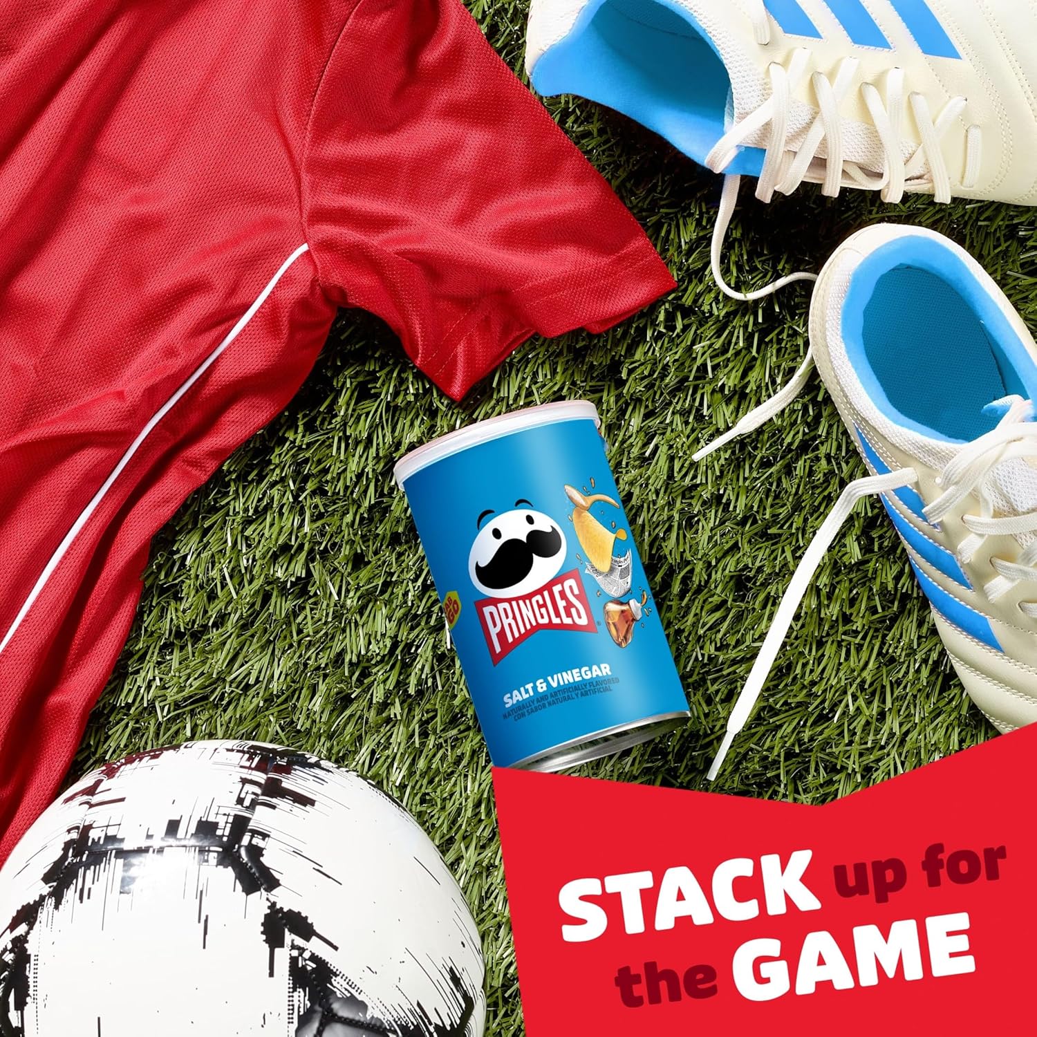 Pringles Stackable Snack Cans – Clutter-Free Pantry Snacks with 6 Simple Flavors