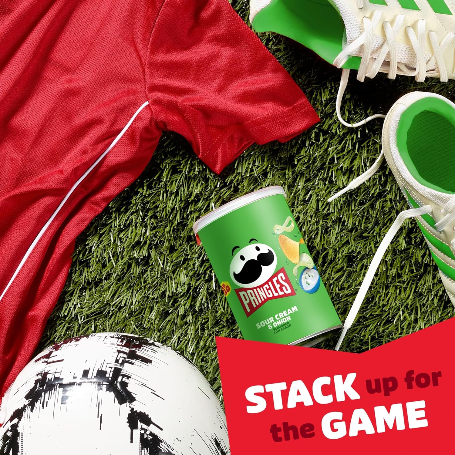 Pringles Stackable Snack Cans – Clutter-Free Pantry Snacks with 6 Simple Flavors