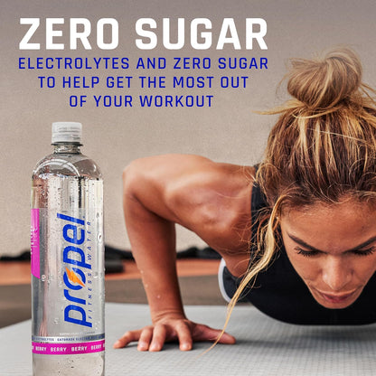 Propel Electrolyte Beverage – All-Terrain Hydration for Soccer Fields and Tennis Courts, 8 Flavor Pack