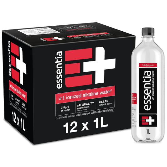 proprietary ionization process delivering 9.5+ ph water that holds alkalinity until the bottle is opened