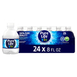 Pure Life Purified Water – 8 oz Mini Bottles for Kids Lunchboxes and School Cafeteria Hydration