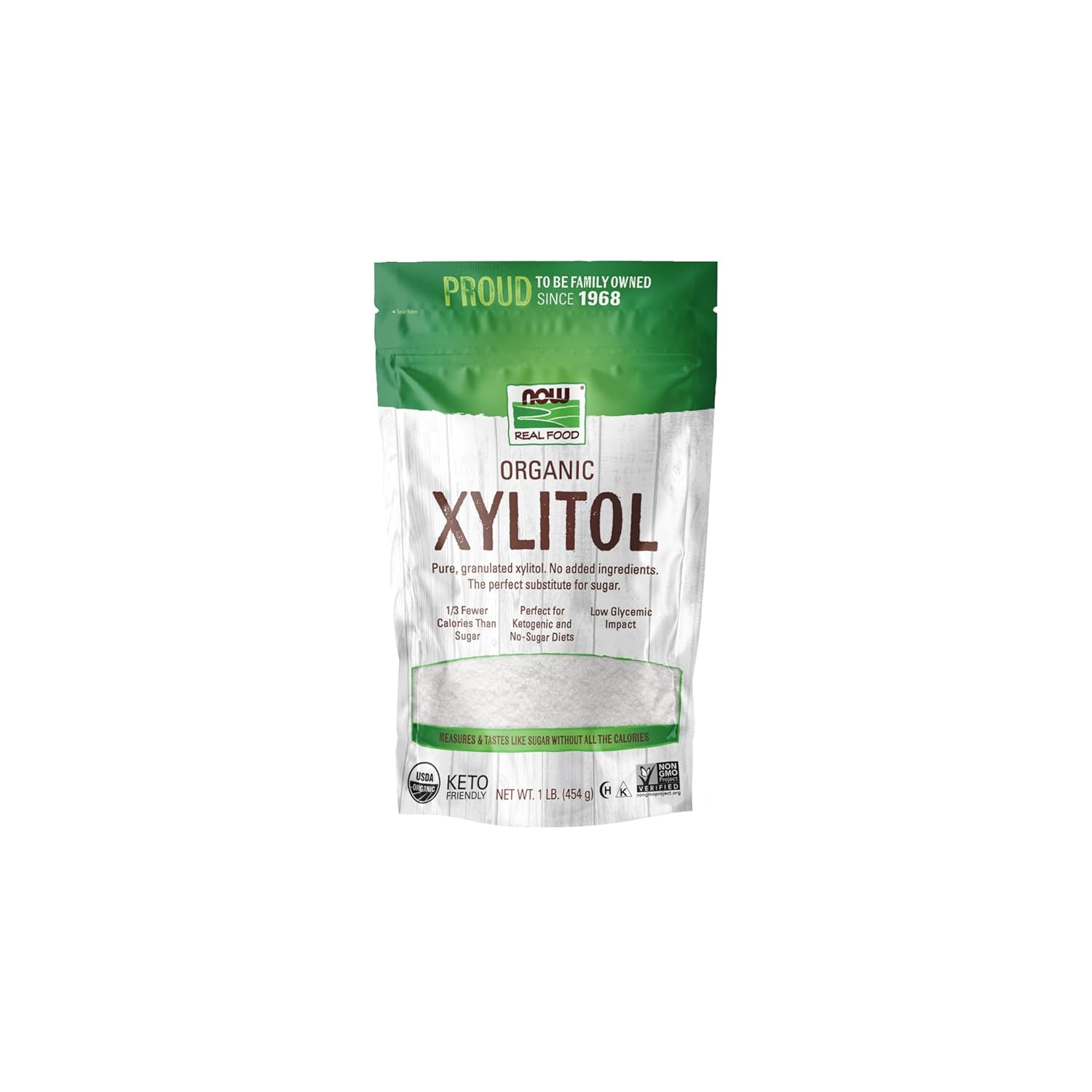 pure xylitol with zero added ingredients or fillers