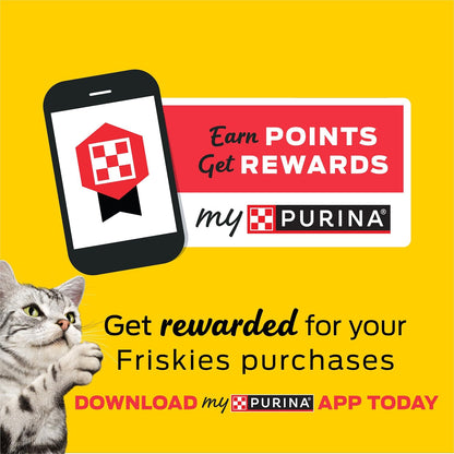 Purina Friskies Dry Cat Food 22 lb. Salmon Tuna Shrimp - All Life Stages Formula for Busy Family Pet Care