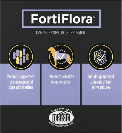 Purina Pro Plan FortiFlora Powder Supplement for Dogs – Trusted Post-Antibiotic Recovery and Stool Firming