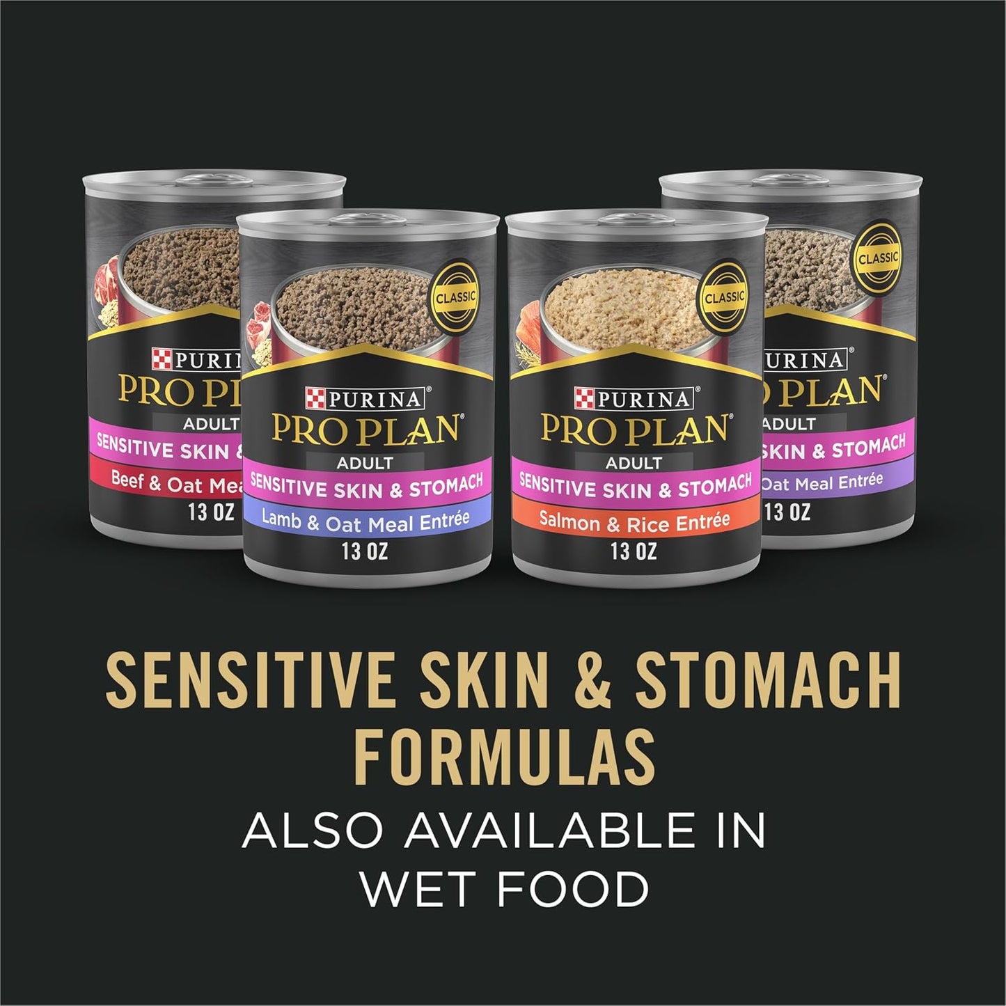 Purina Pro Plan Sensitive Stomach Dog Food – Mindful Mealtime Support for Adult Dogs with Allergies, Dull Coats, and Joint Stiffness, Salmon & Rice 16 lb