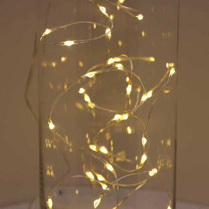 QBIS 40 LED Battery Fairy Lights with Timer – Cool-Running Micro LEDs Safe Around Curtains, Bedding, and Curious Hands