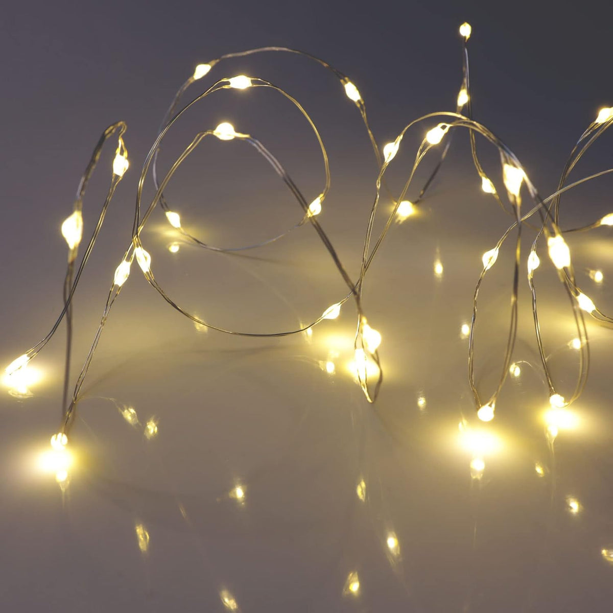 QBIS 40 LED Battery Fairy Lights with Timer – Cool-Running Micro LEDs Safe Around Curtains, Bedding, and Curious Hands