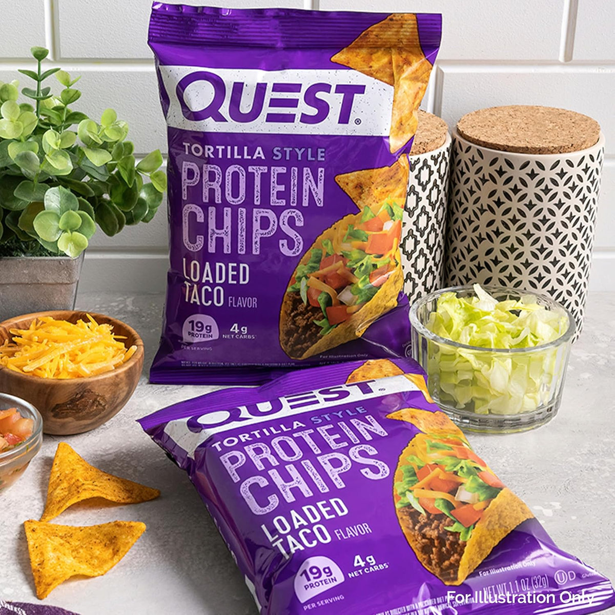 Quest Nutrition Chili Lime Protein Chips – Durable Grab and Go Snack for Picnics and Patio Dining