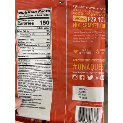 Quest Nutrition Chili Lime Tortilla Style Protein Chips – Quick Protein Boost for Home Office and Study Sessions