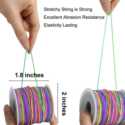 rainbow multi-color finish in a single spool