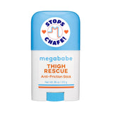 Megababe Thigh Rescue Anti-Chafe Stick Mini – Clean Formula Skin Safety, No Aluminum or Parabens