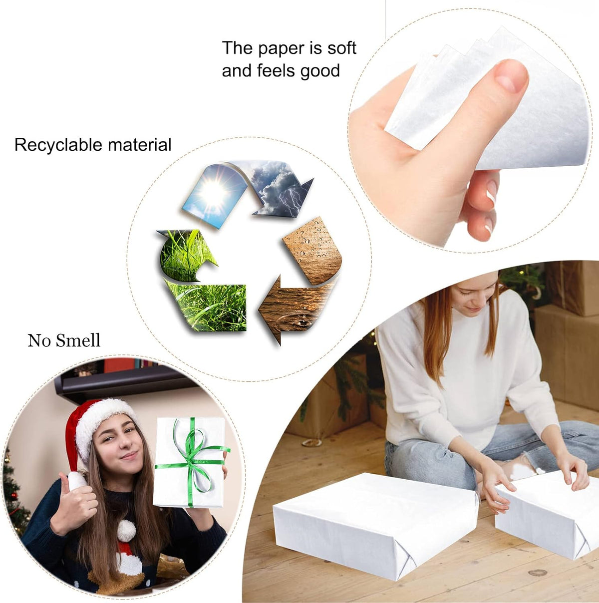 recyclable material construction