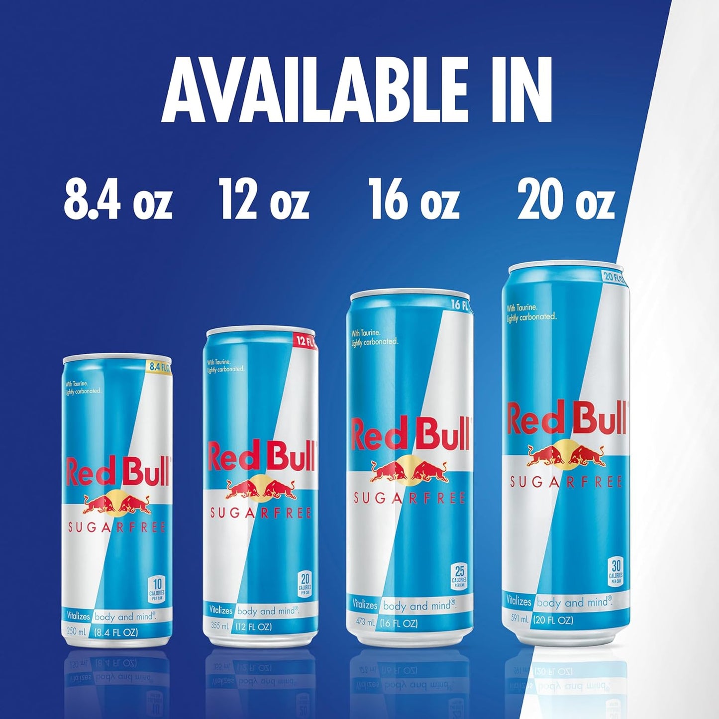 Red Bull Sugar Free 4 Pack 12 Fl Oz – Stocking Stuffer and Holiday Gift for Coffee and Energy Drink Lovers