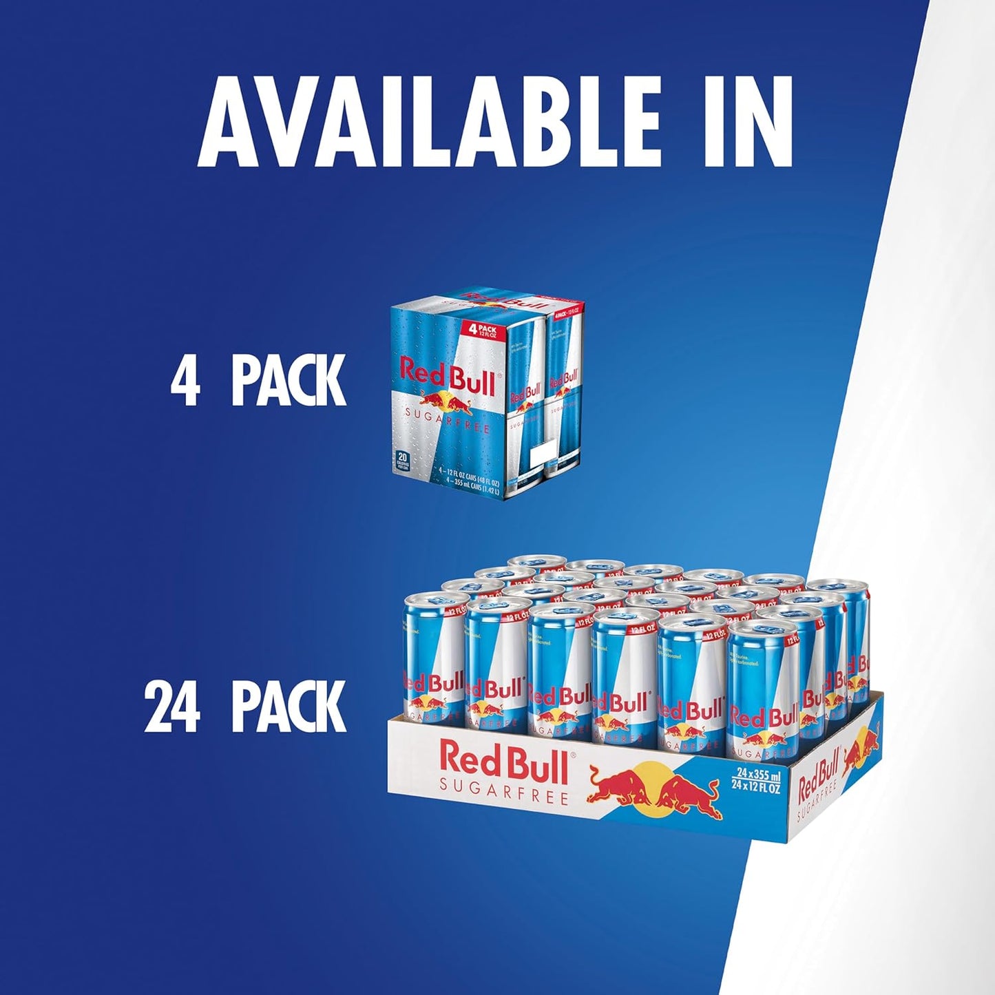 Red Bull Sugar Free Energy Drink – Study Desk Alertness Boost for Remote Workers and Students, 114mg Caffeine, 24 Pack