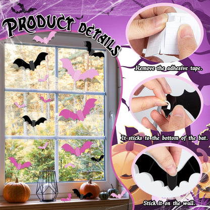 removable, single-use decals that peel off without residue on glass, doors, and walls
