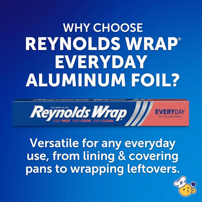 Reynolds Wrap Heavy Duty Foil – Camping and Patio Cooking Sheets for Foil Packet Dinners