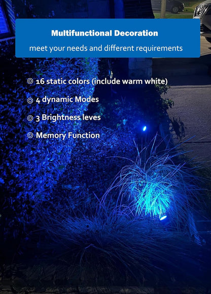 rf remote control with 3 brightness levels and memory function